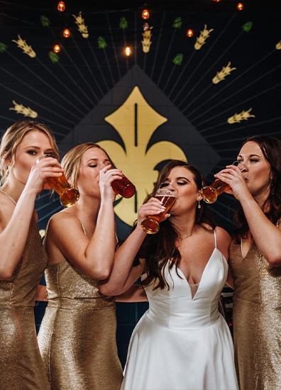 Bride & Bridesmaids
